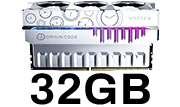 Vortex DDR5 Memory (32 GB)-Mirrored Silver